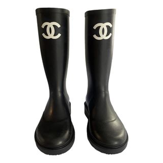 Chanel + Wellington Boots