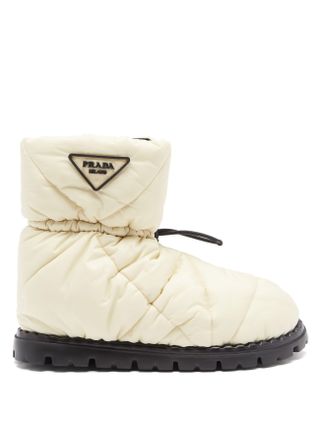 Prada + Padded Nylon Snow Boots