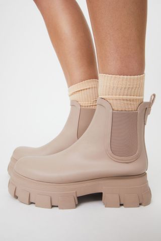 H&M + Chunky Rubber Boots