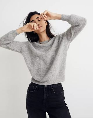 Madewell + Elliston Crop Pullover Sweater