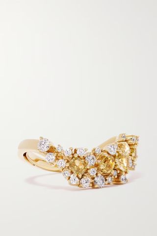 Ananya + 18-Karat Gold Diamond Ring