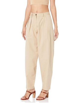 The Drop + Sharon Loose Fit Pleated Pants