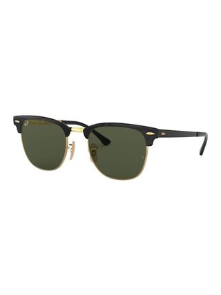 Ray-Ban + Rb3716 Clubmaster Metal Square Sunglasses