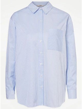 George + Blue Stripe Pocket Shirt
