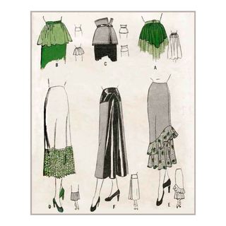 Lady Marlowe Patterns + 1940s Skirt Sewing Pattern
