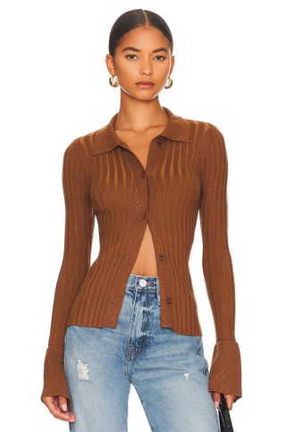 All the Ways + Brandy Button Front Sweater