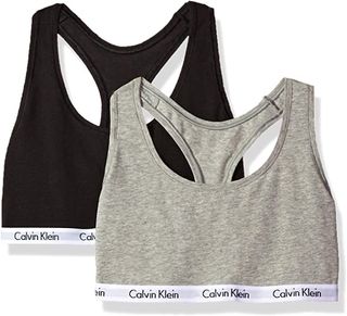 Calvin Klein + Carousel Logo Cotton Stretch Bralette