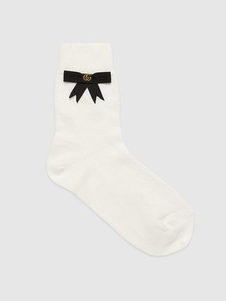 Gucci + GG Bow Socks