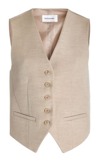 The Frankie Shop + Gelso Woven Waistcoat
