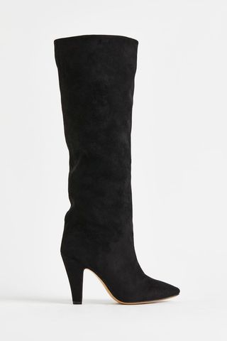 H&M + Knee-High Heeled Boots