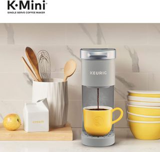 Keurig + K-Mini Coffee Maker, Single Serve K-Cup Pod Coffee Brewer, 6 to 12 oz. Brew Sizes, Black