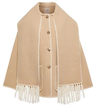 Totême + Scarf-Detail Wool-Blend Jacket