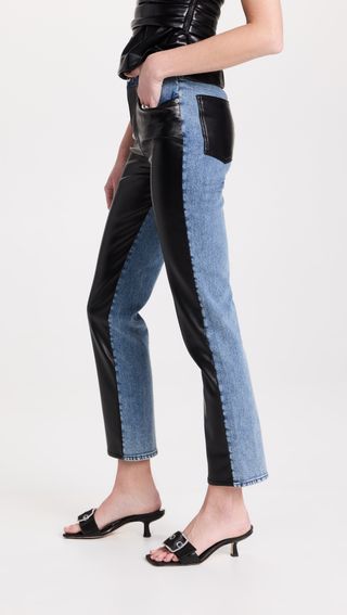 Jonathan Simkhai Standard + River High Rise Straight Jeans