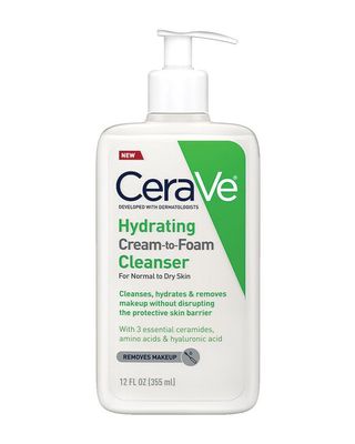 CeraVe + Hydrating Cream-to-Foam Cleanser