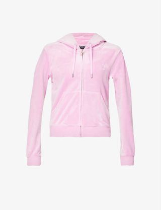 Juicy Couture + Robertson Logo-Embroidered Velour Hoody