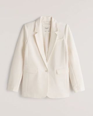 Abercrombie & Fitch + Single-Breasted Blazer