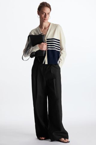 COS + High-Waist Tailored Trousers