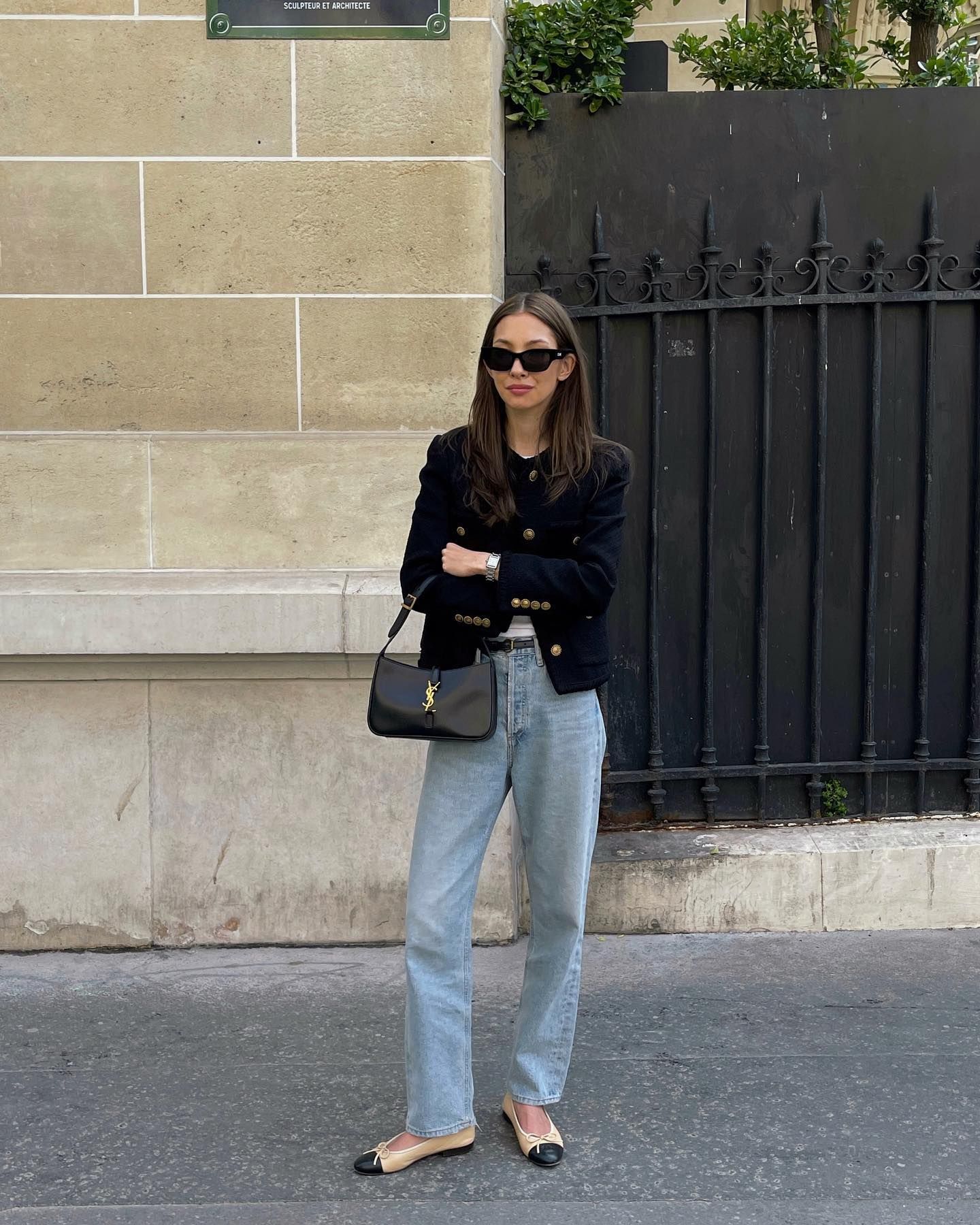 The Best Jeans to Wear With Ballet Flats | Who What Wear