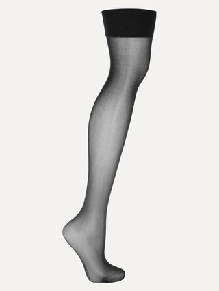 Wolford + Individual 10 Denier Stay-Up Stockings