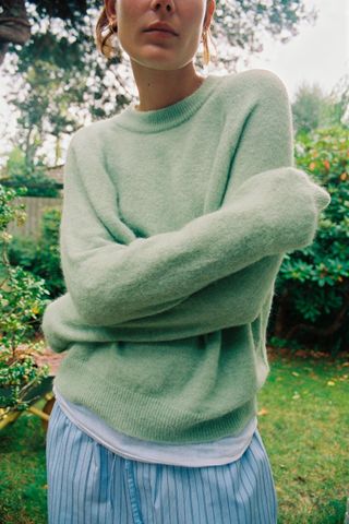 Zara + Alpaca and Wool Blend Sweater