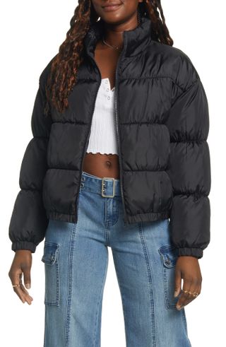 Bp + Water Resistant Recycled Polyester Puffer Jacket