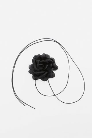 Zara + Corded Collar Flower