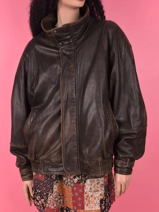 Junkkyard + Distressed Leather Jacket/