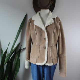 BugBVintage + Faux Shearling Jacket