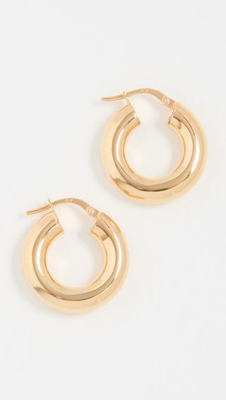 Argento Vivo + Chunky Tube Hoops