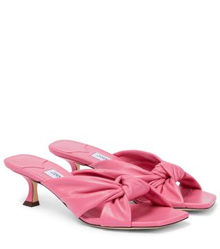 Jimmy Choo + Avenue 50 Leather Sandals