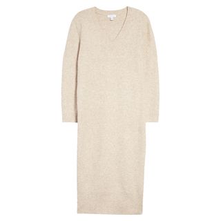 Topshop + Long Sleeve Sweater Dress