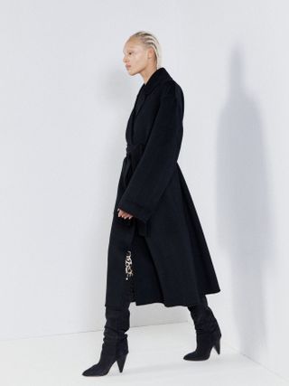 Raey + Cashmere-Blend Blanket Coat