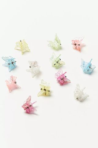 Urban Renewal + Vintage Colorful Mini Butterfly Clip Set