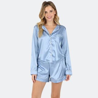 Lezat + Nina Silk Pajama Short Set