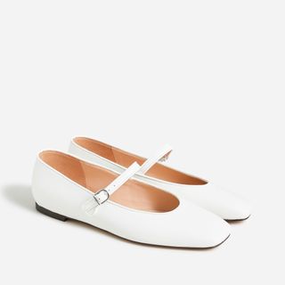 J.Crew + Anya Mary Jane Flats in Leather