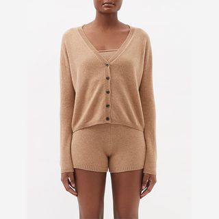 Lisa Yang + Abby Cropped Cashmere Cardigan