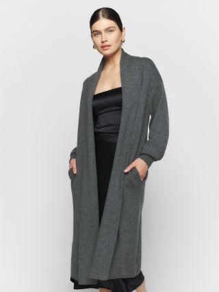 The Reformation + Liam Cashmere Long Cardigan