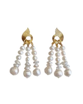 Notte + Puglia Pearl Earrings
