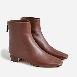 J.Crew + Roxie Back-Zip Ankle Boots