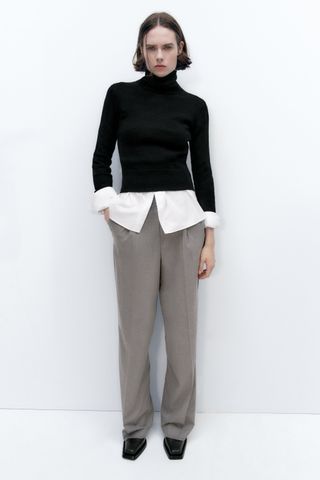 Zara + Full Length Pant