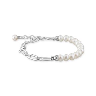 Thomas Sabo + Pearls & Chain Bracelet
