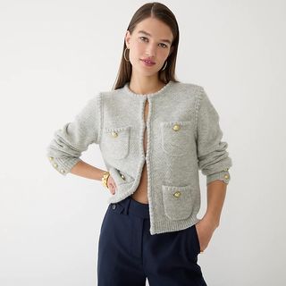 J.Crew + Odette Sweater Lady Jacket