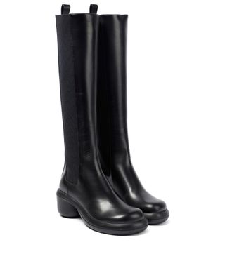 Jil Sander + Knee-High Leather Boots