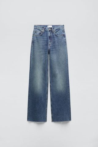 Zara + Wide Leg Jeans