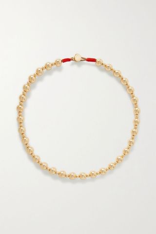 Roxanne Assoulin + Gold-Tone and Cotton Necklace