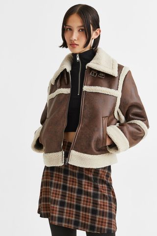 H&M + Fleece-Lined Jacket