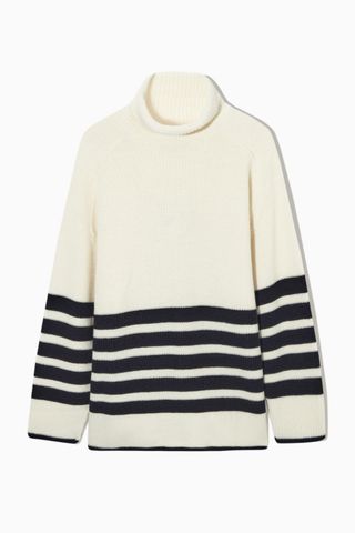 COS + Striped Rollneck Sweater