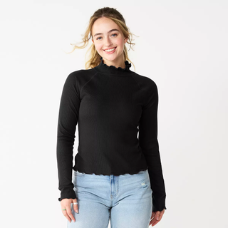 SO + Cozy Mockneck Top