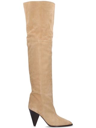 Isabel Marant + Suede Overthe-Knee Boots