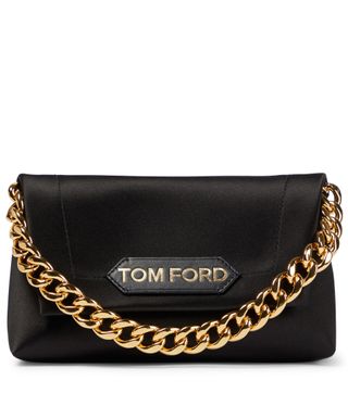 Tom Ford + Label Mini Satin Chain Shoulder Bag